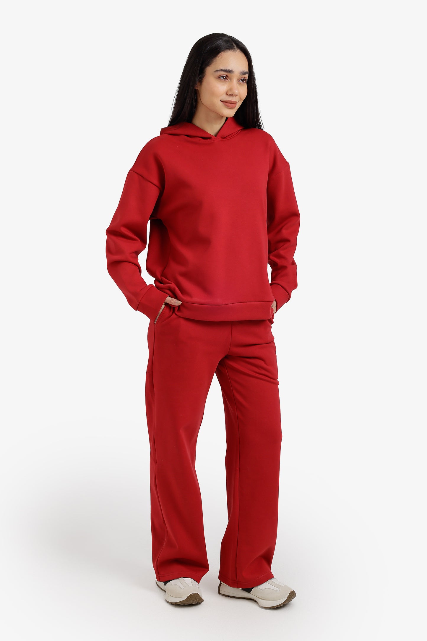 سويت شيرت مريح بغطاء رأس