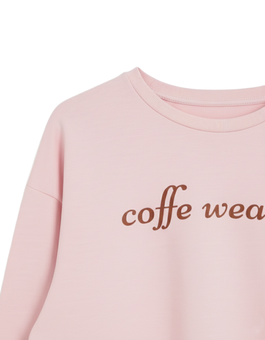 سويت شيرت مريح بطباعة