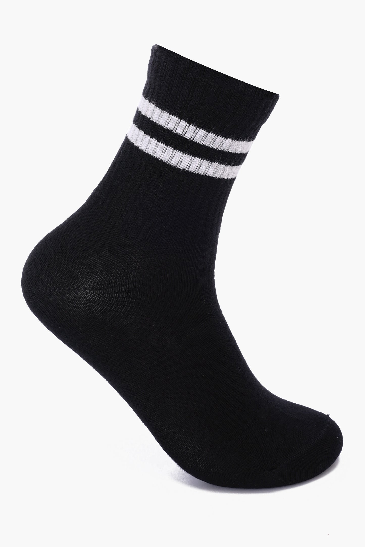 Contrast Striped Socks - 3 Pairs