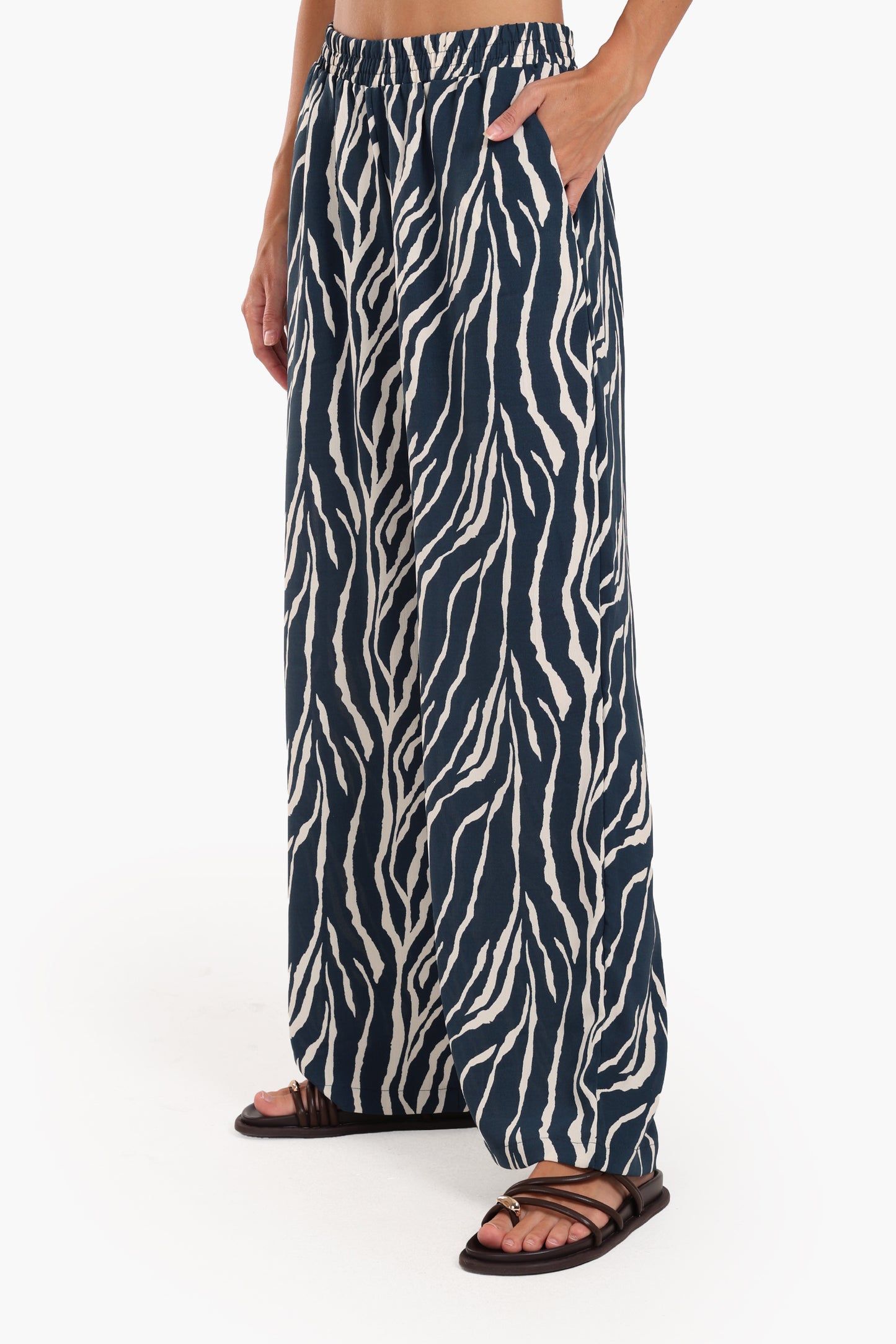 Zebra All Over Printed Pants