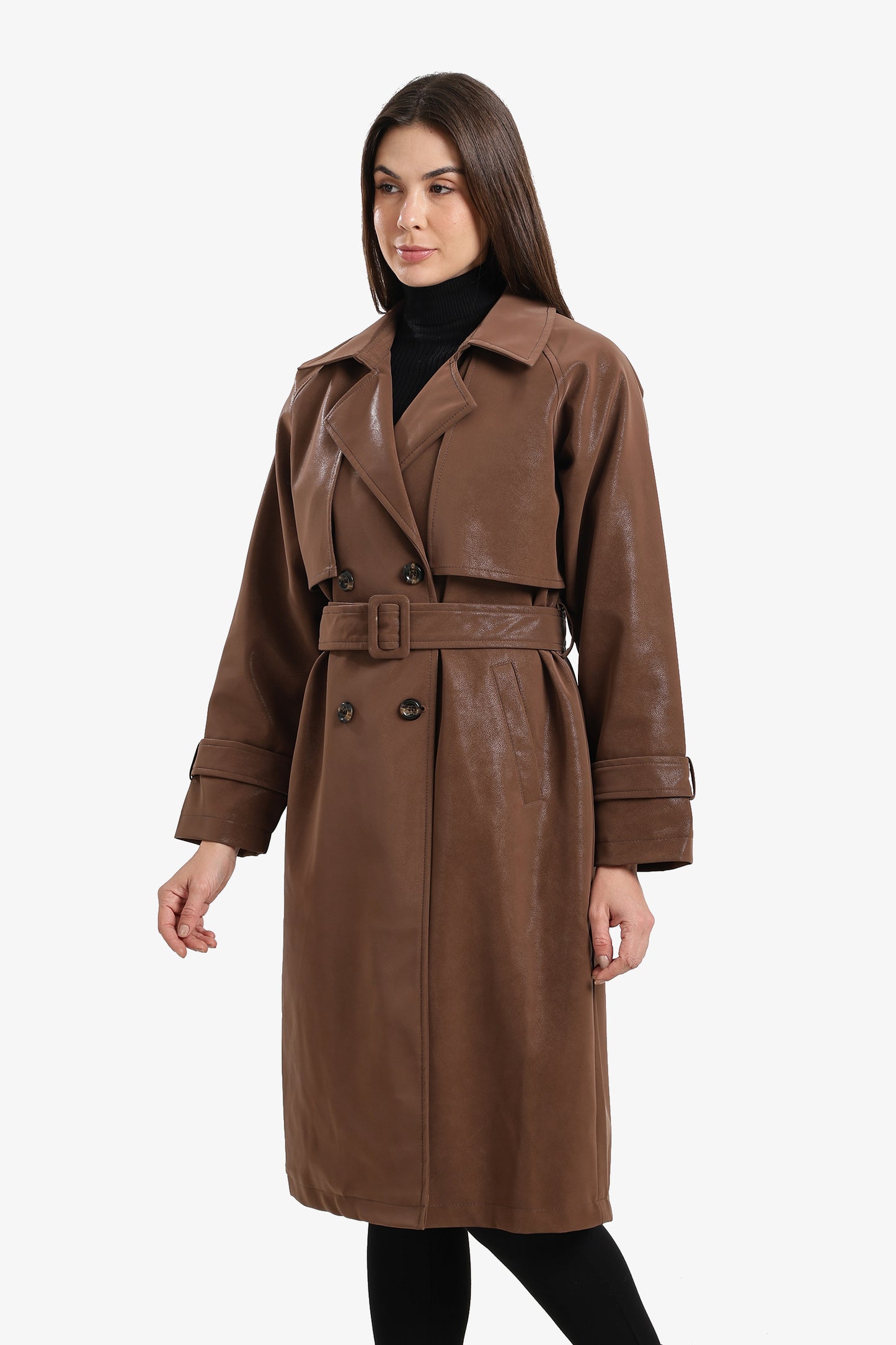 Leather Trench Coat
