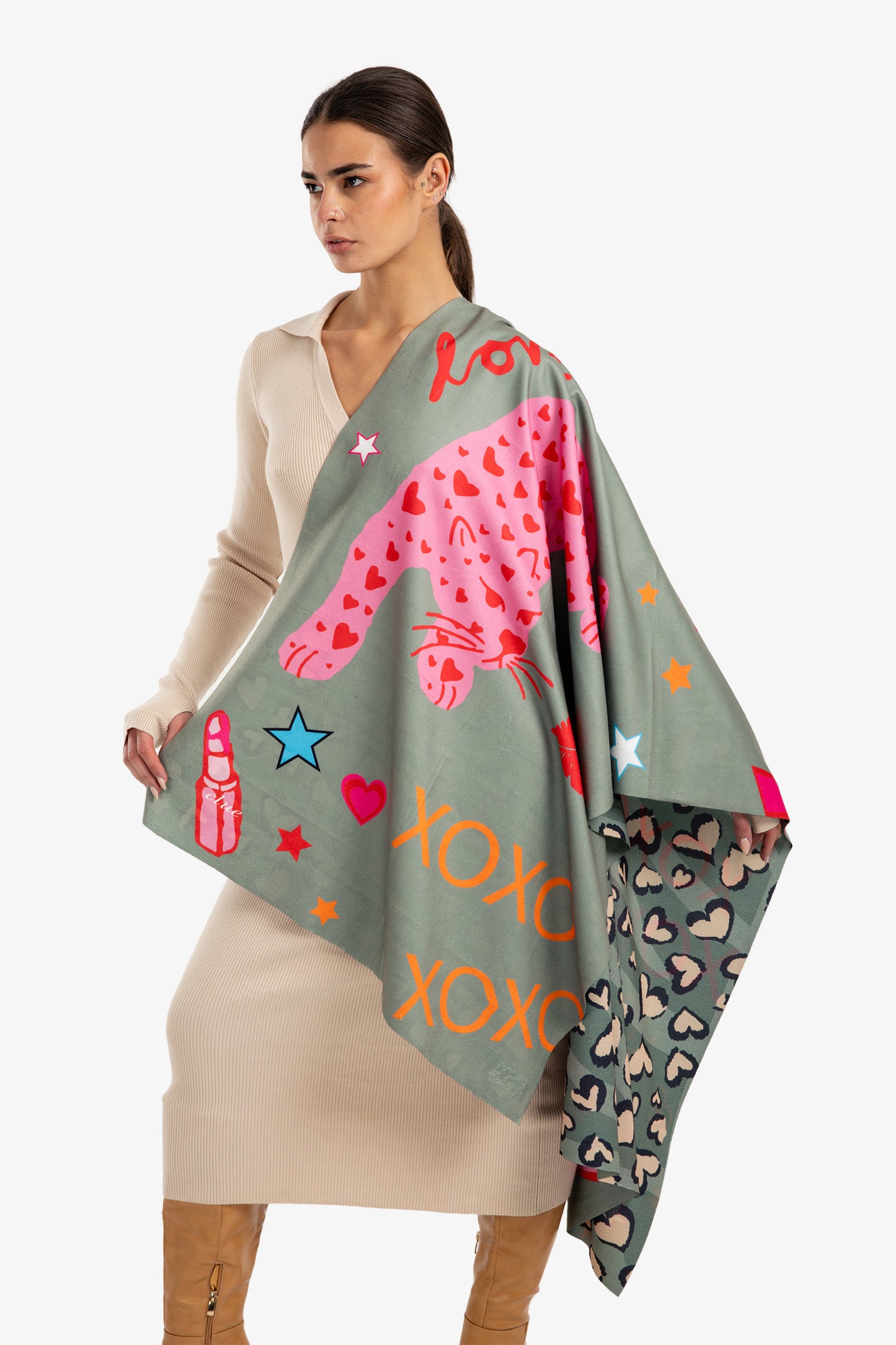 Double-Face Printed Scarf