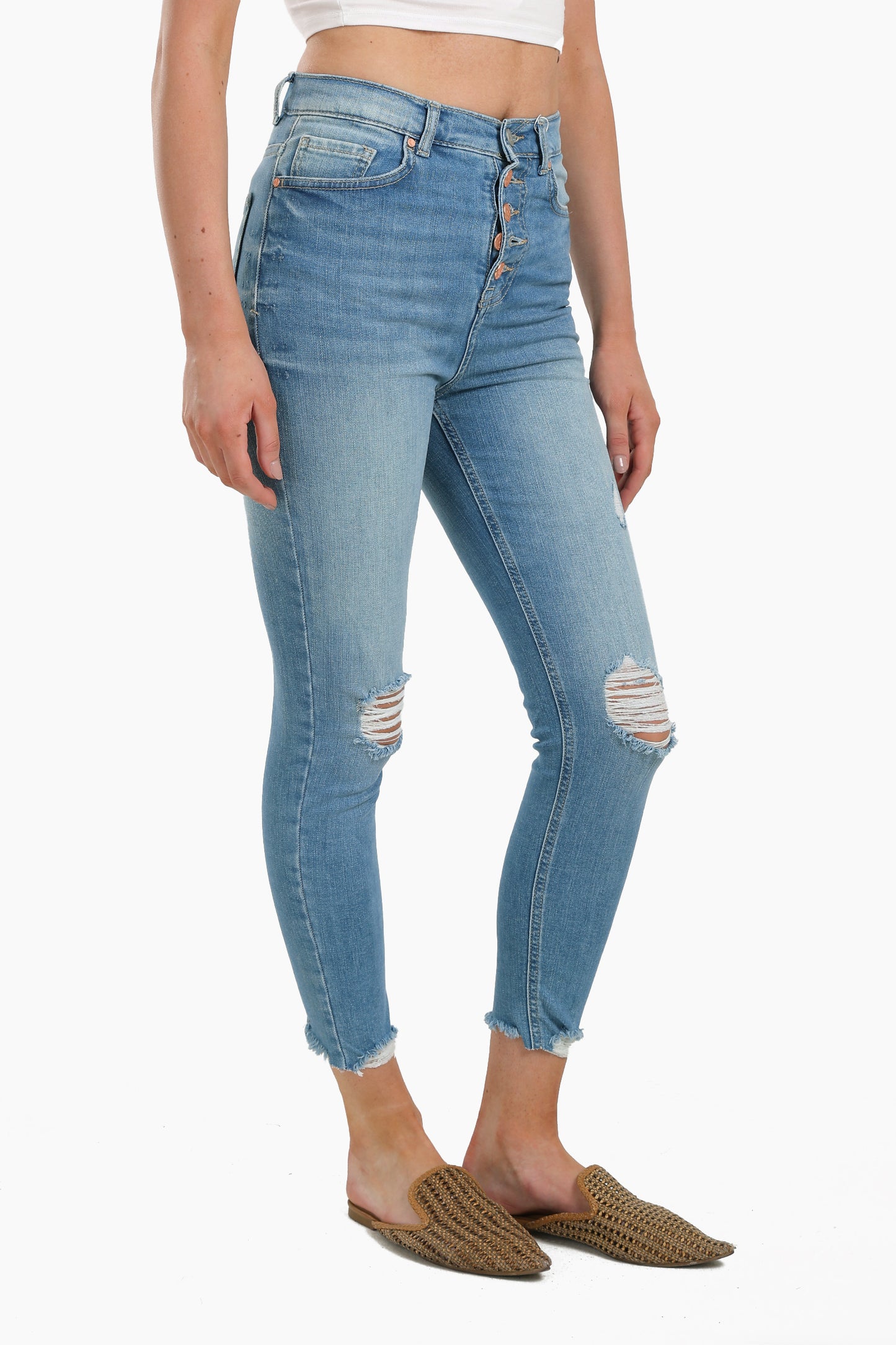 Ankle Length Skinny Jeans
