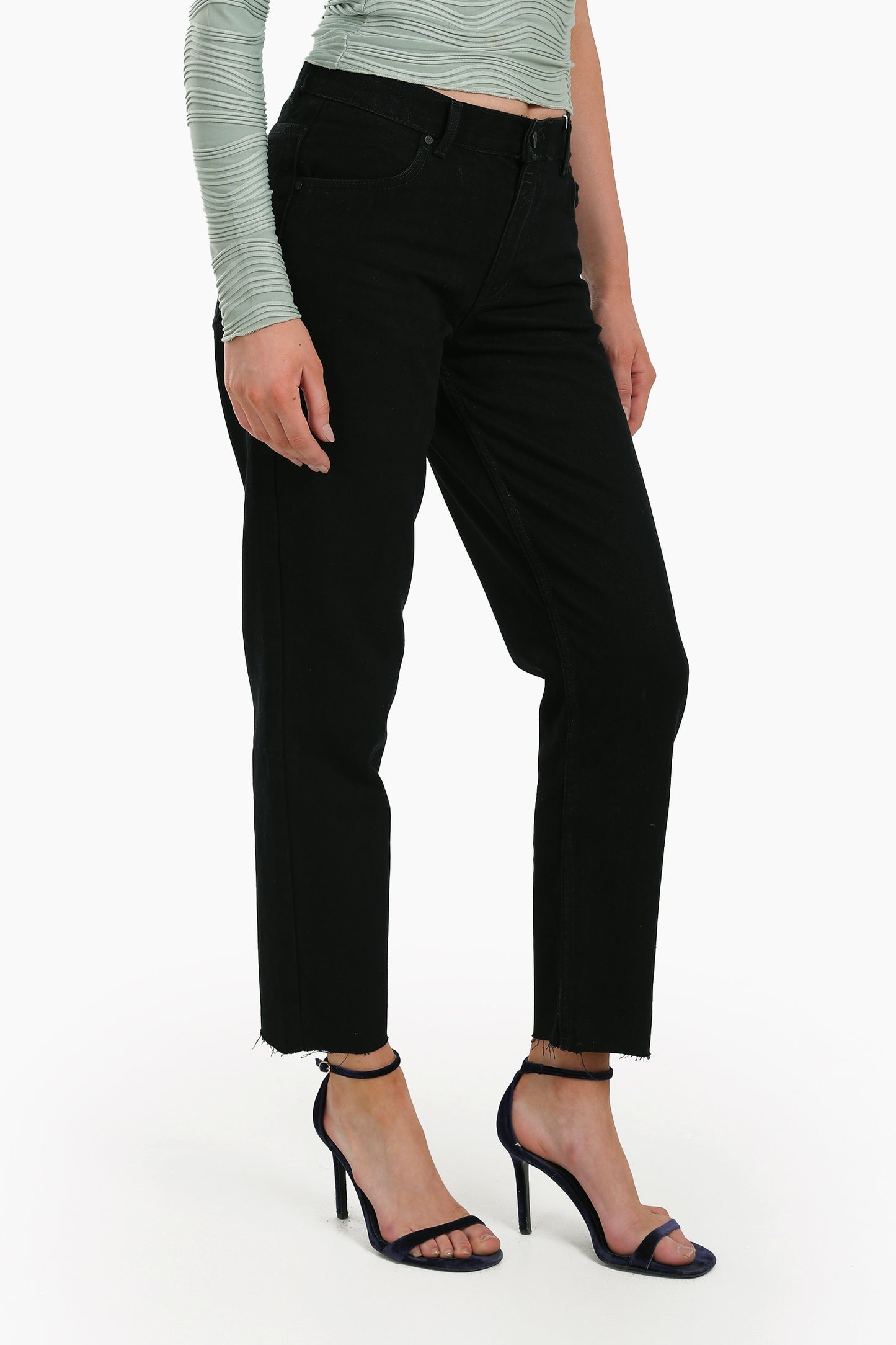 Black Mom Fit Jeans
