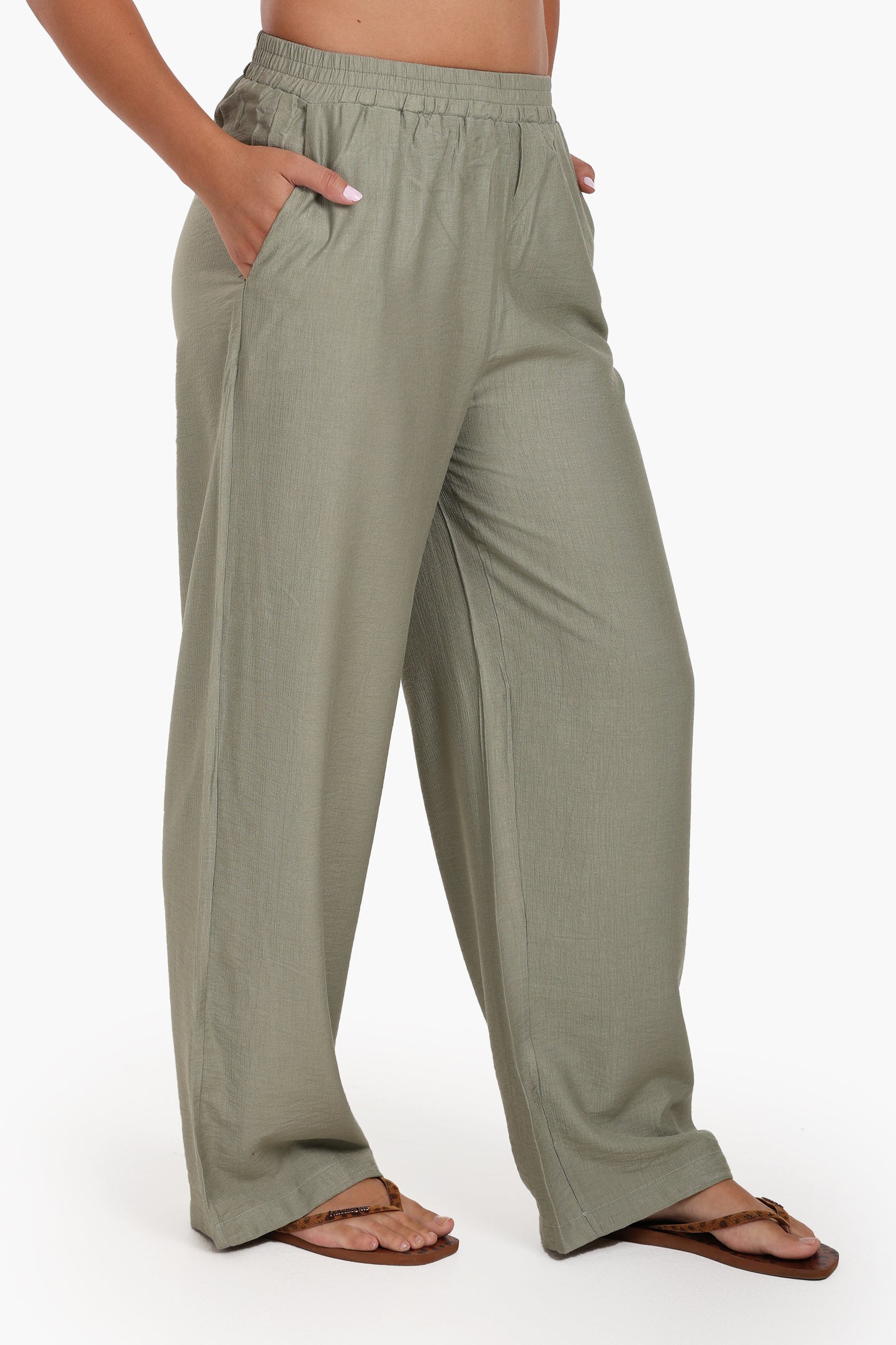 بنطلون تينسيل عملي ويومي