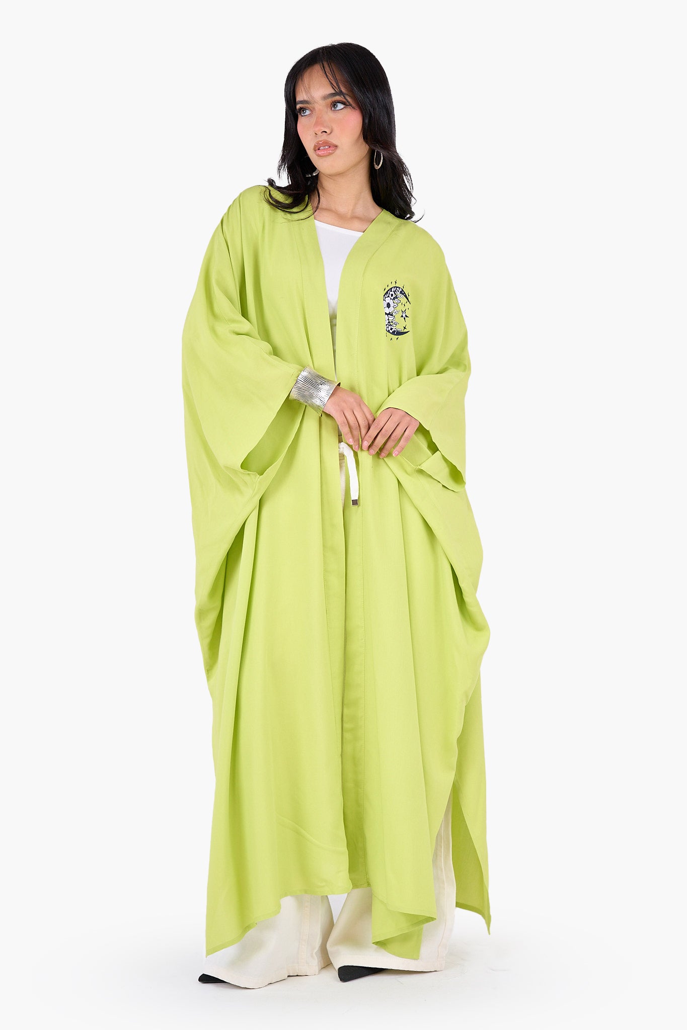 Maxi Kimono with Embroidery