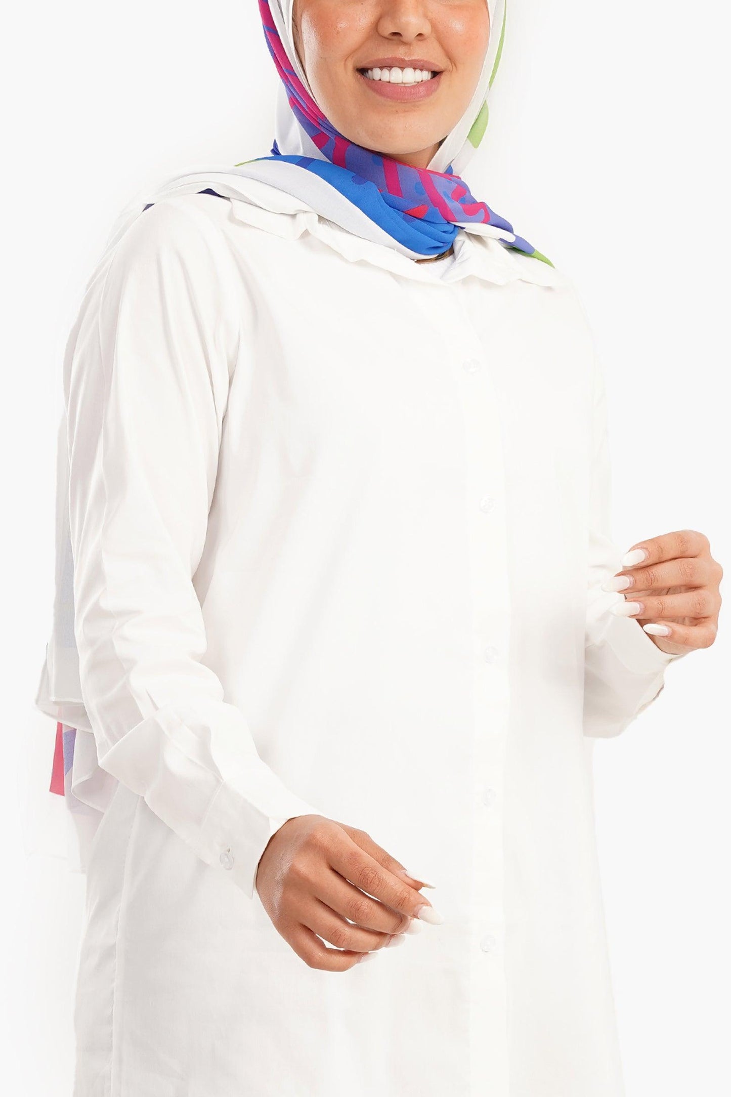 قميص بوبلين واسع