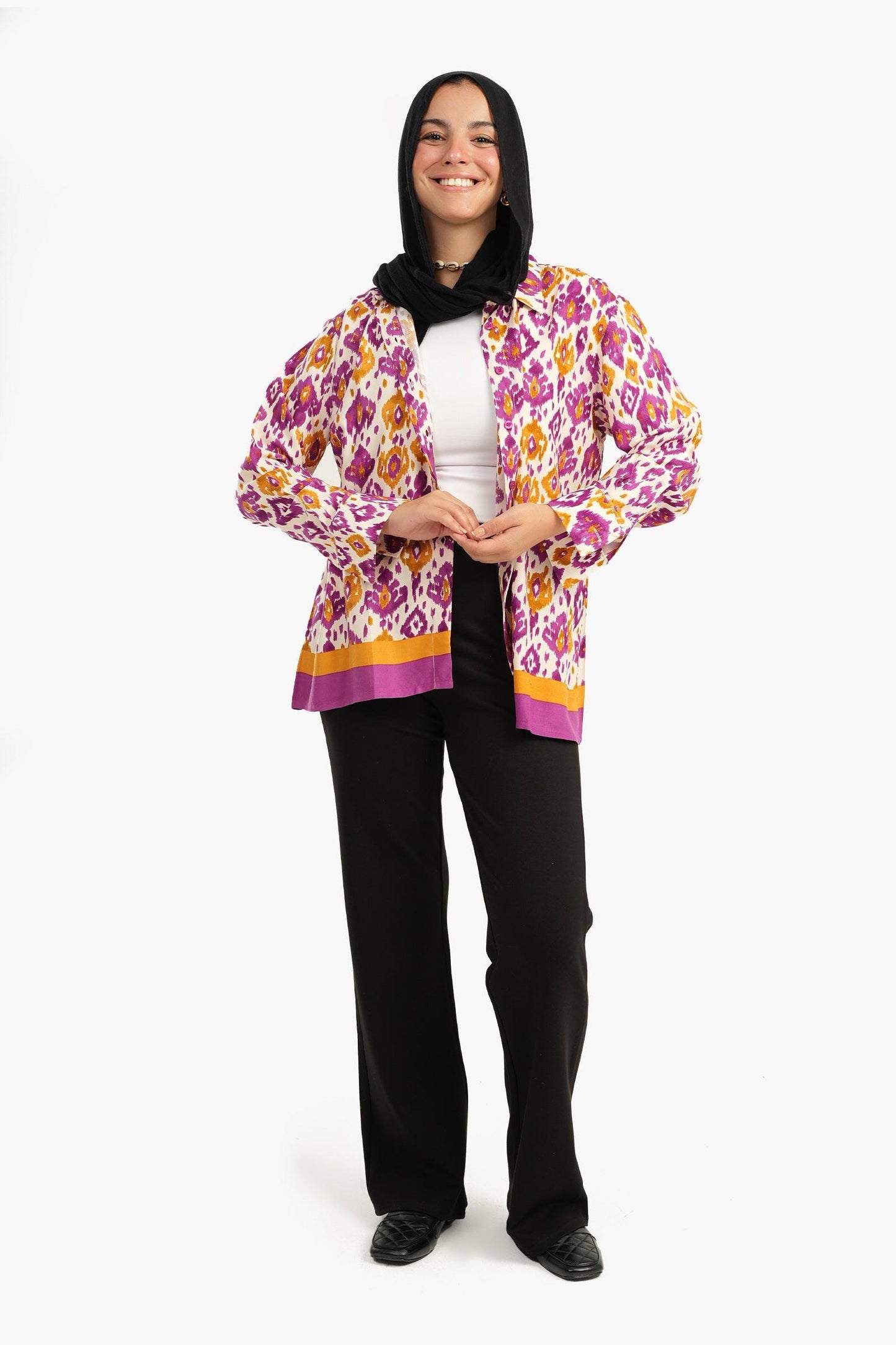 All Over Print Voile Shirt