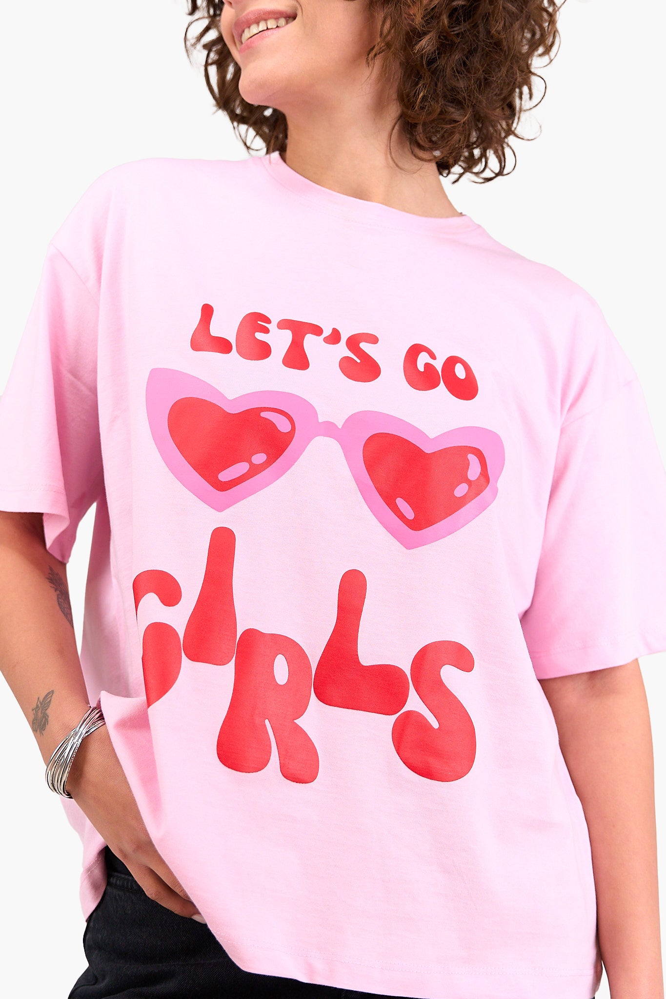 تيشيرت مطبوع برقبة دائرية