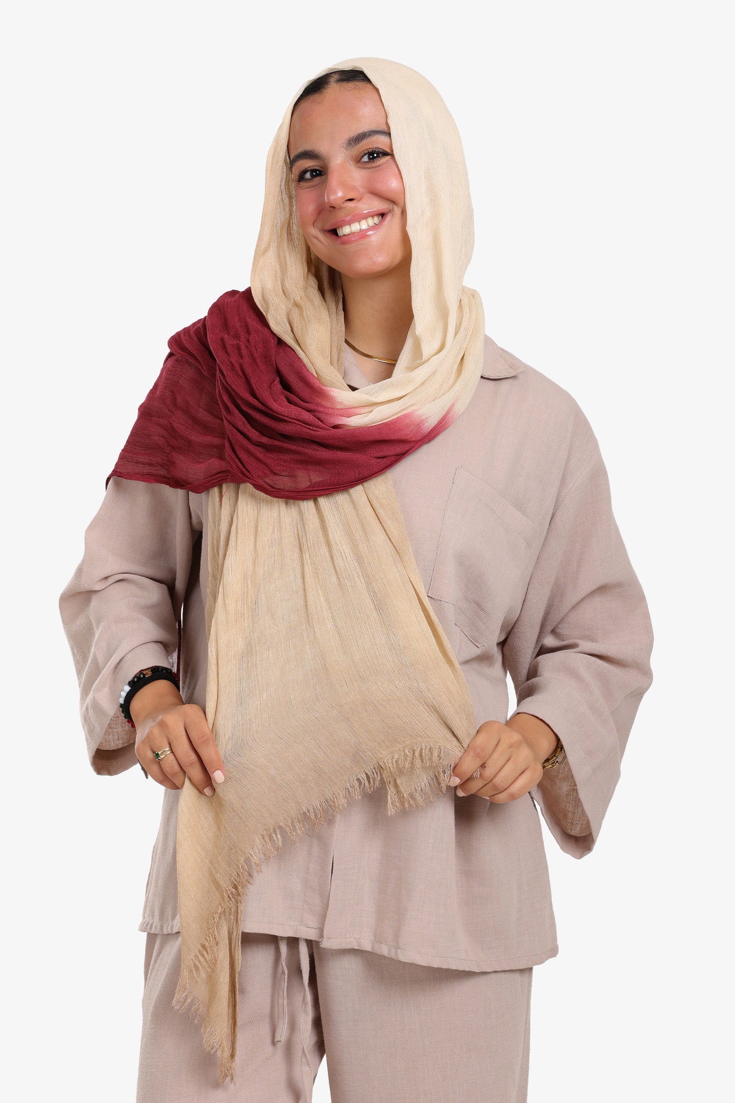 Gradient Cotton Scarf