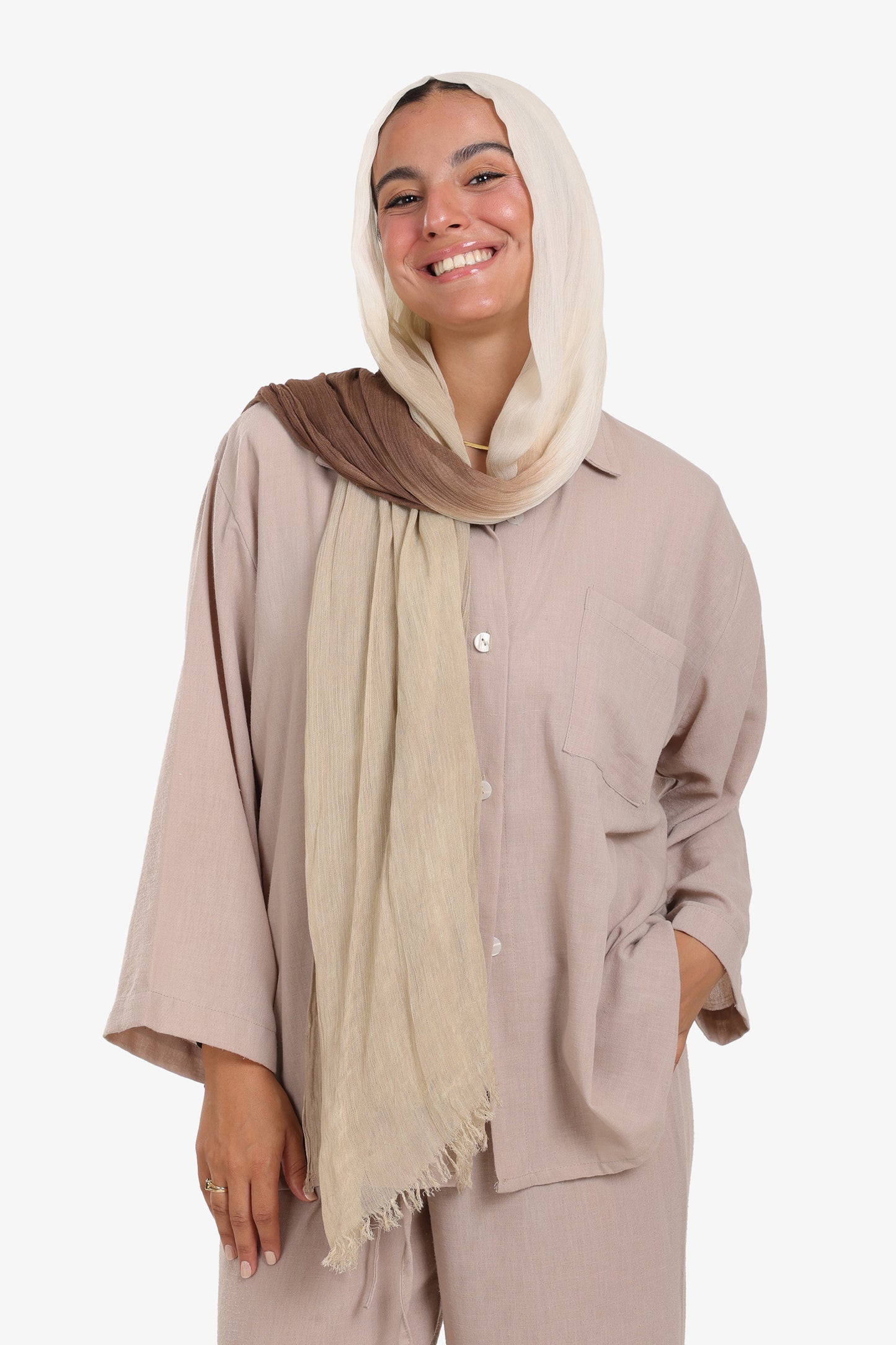 Gradient Cotton Scarf