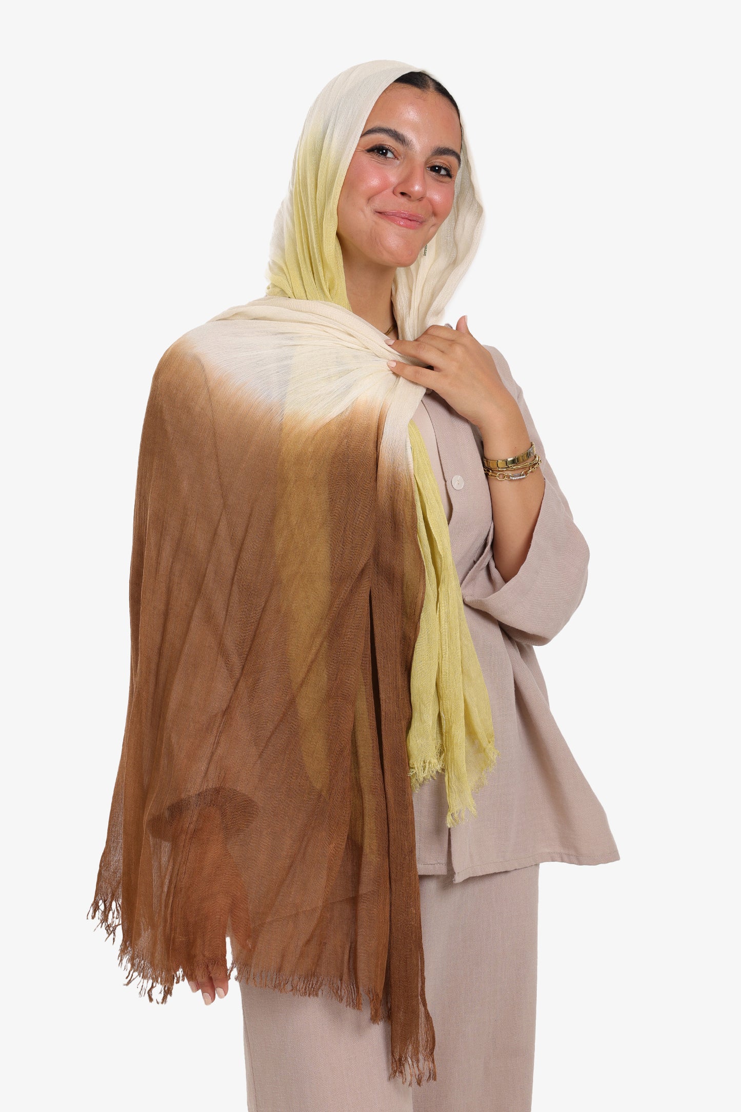 Gradient Cotton Scarf
