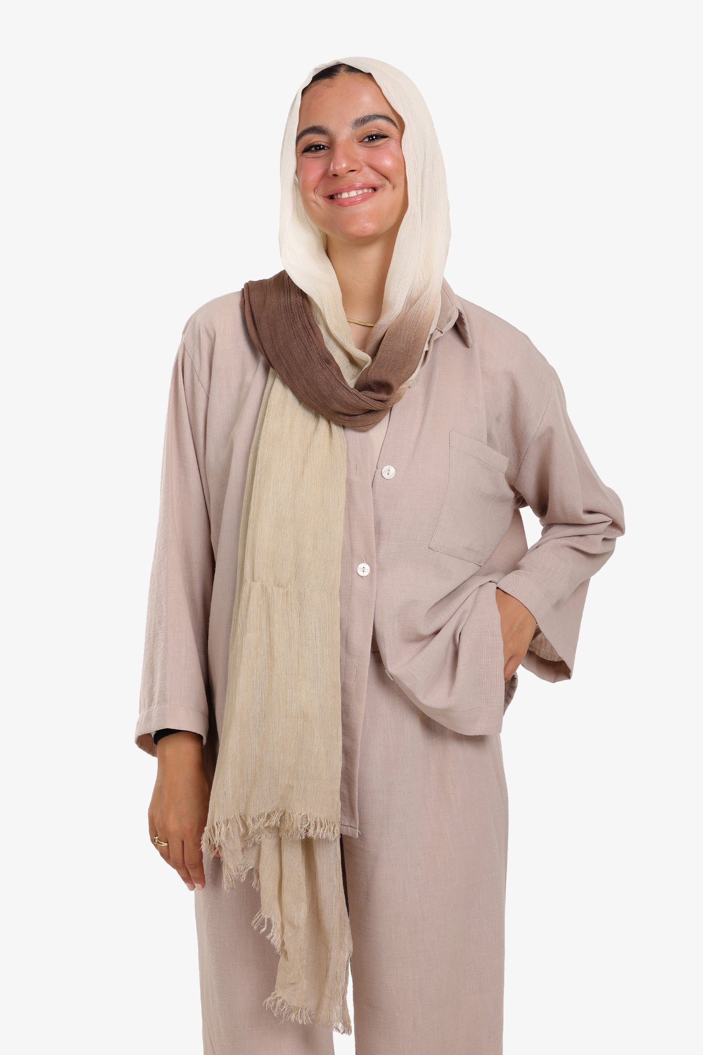 Gradient Cotton Scarf