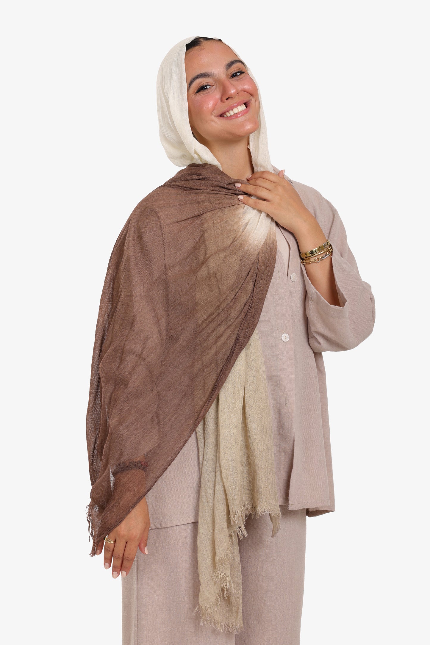 Gradient Cotton Scarf