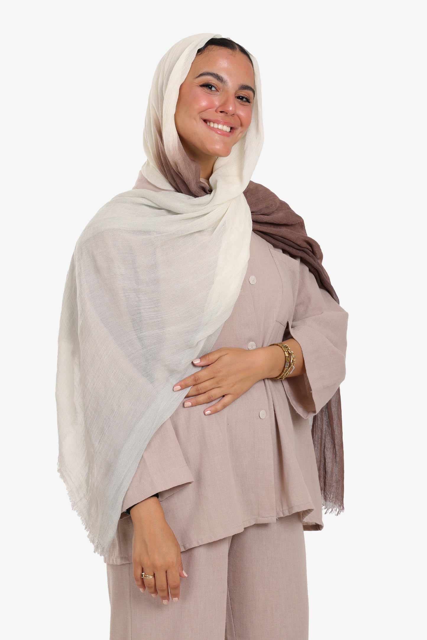 Gradient Cotton Scarf