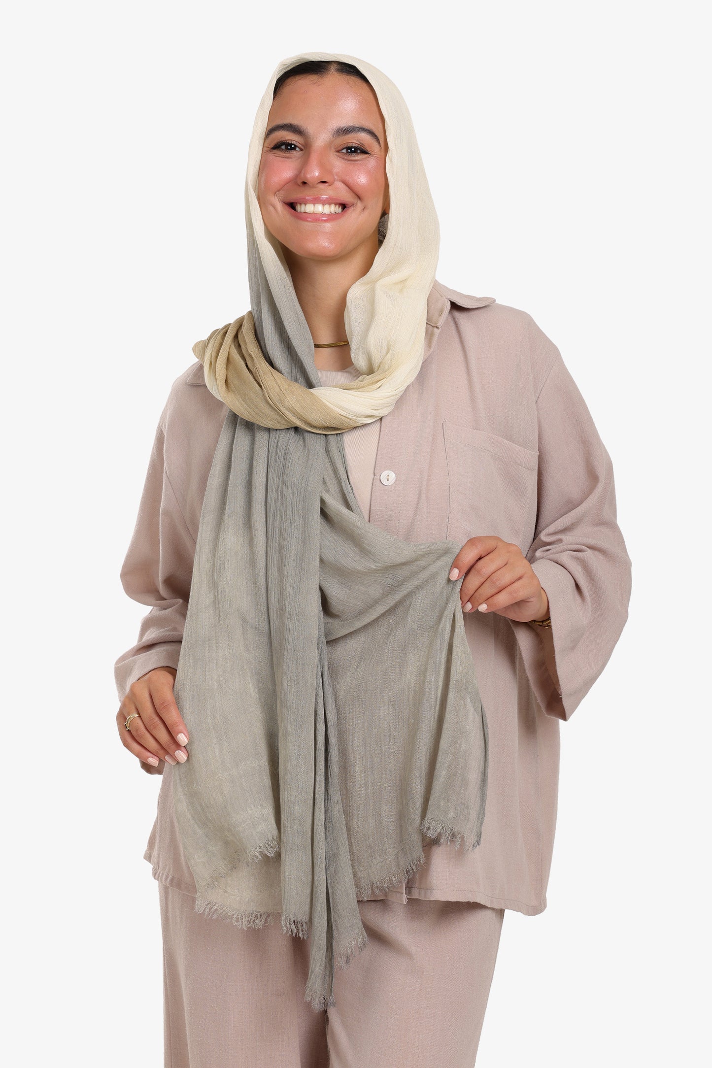 Gradient Cotton Scarf