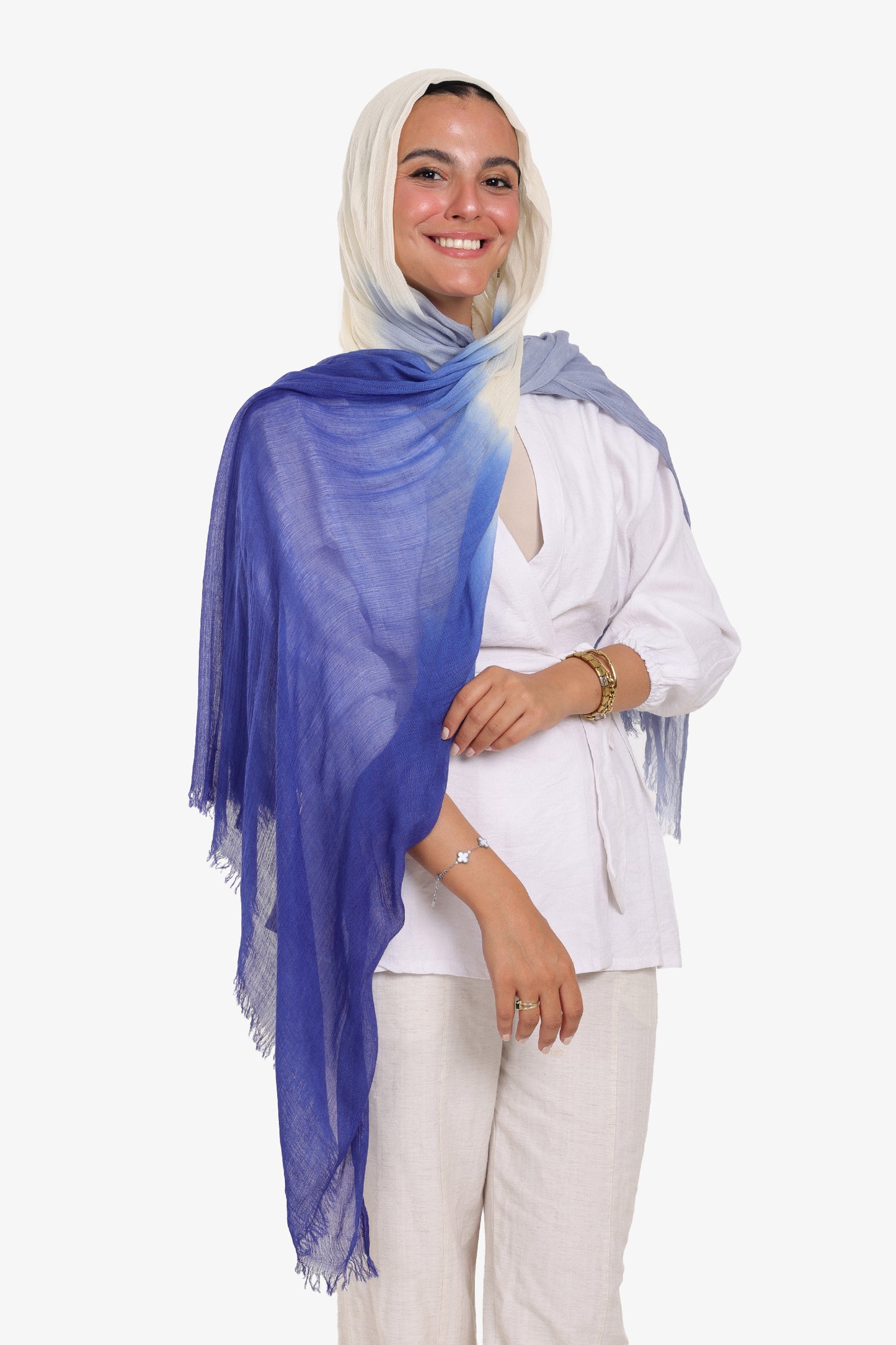Gradient Cotton Scarf