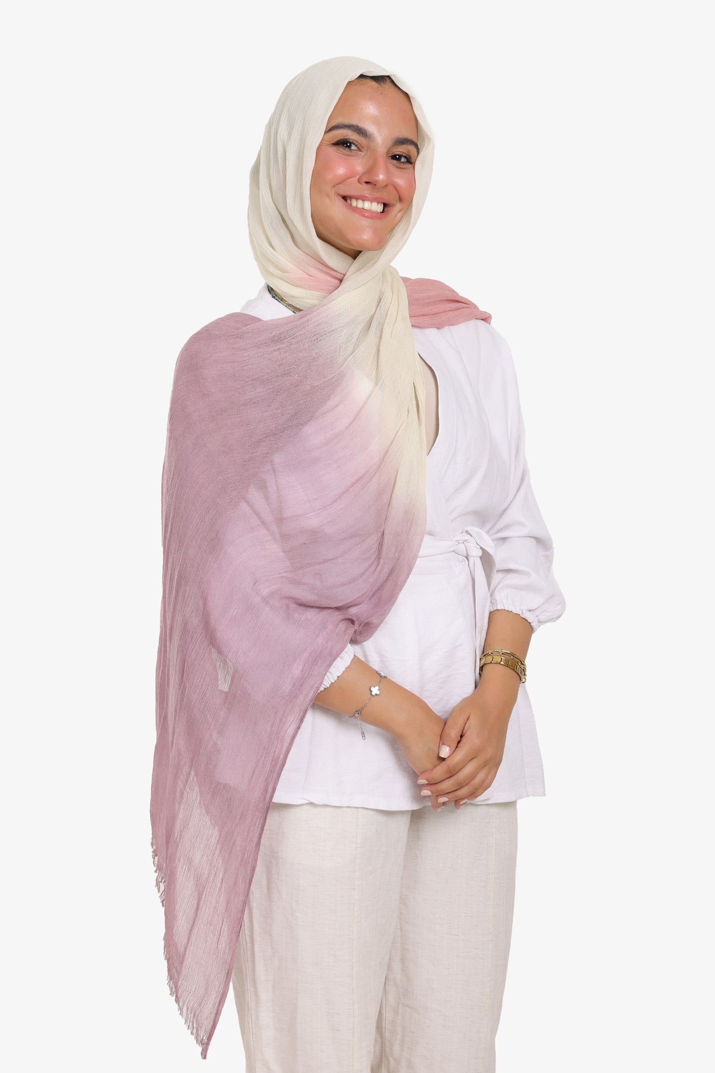 Gradient Cotton Scarf