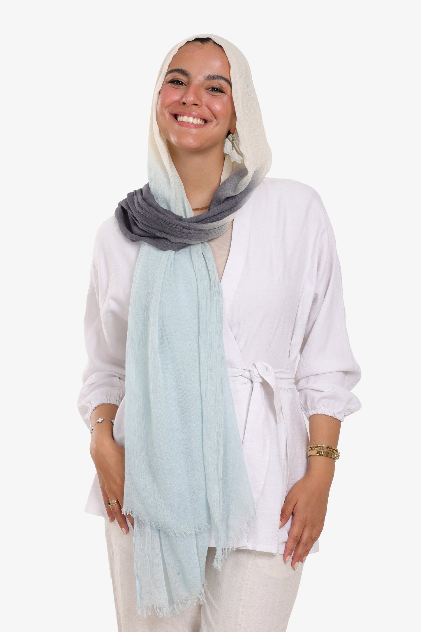 Gradient Cotton Scarf