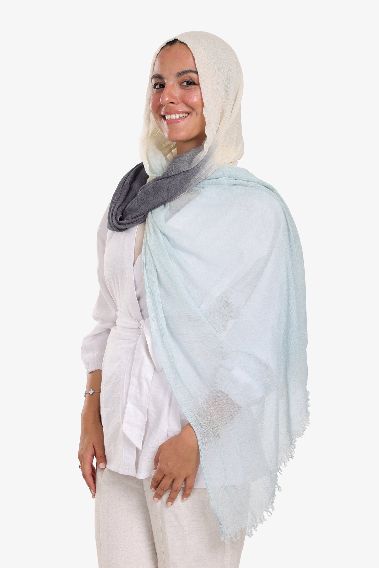 Gradient Cotton Scarf