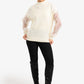 Sheer Sleeve Pullover
