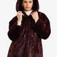 Hooded Faux Fur Coat