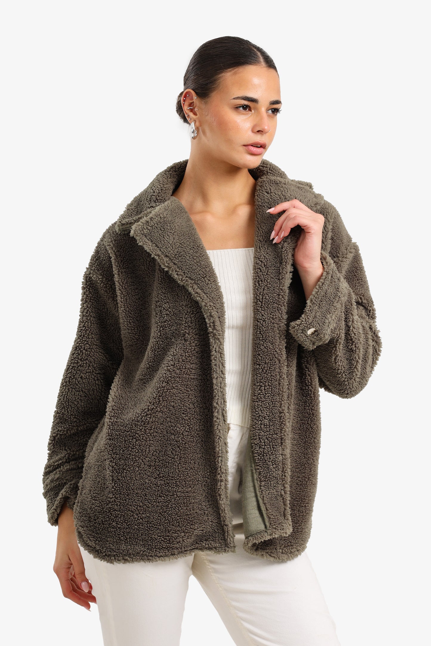 Notch Collar Relaxed Jacket