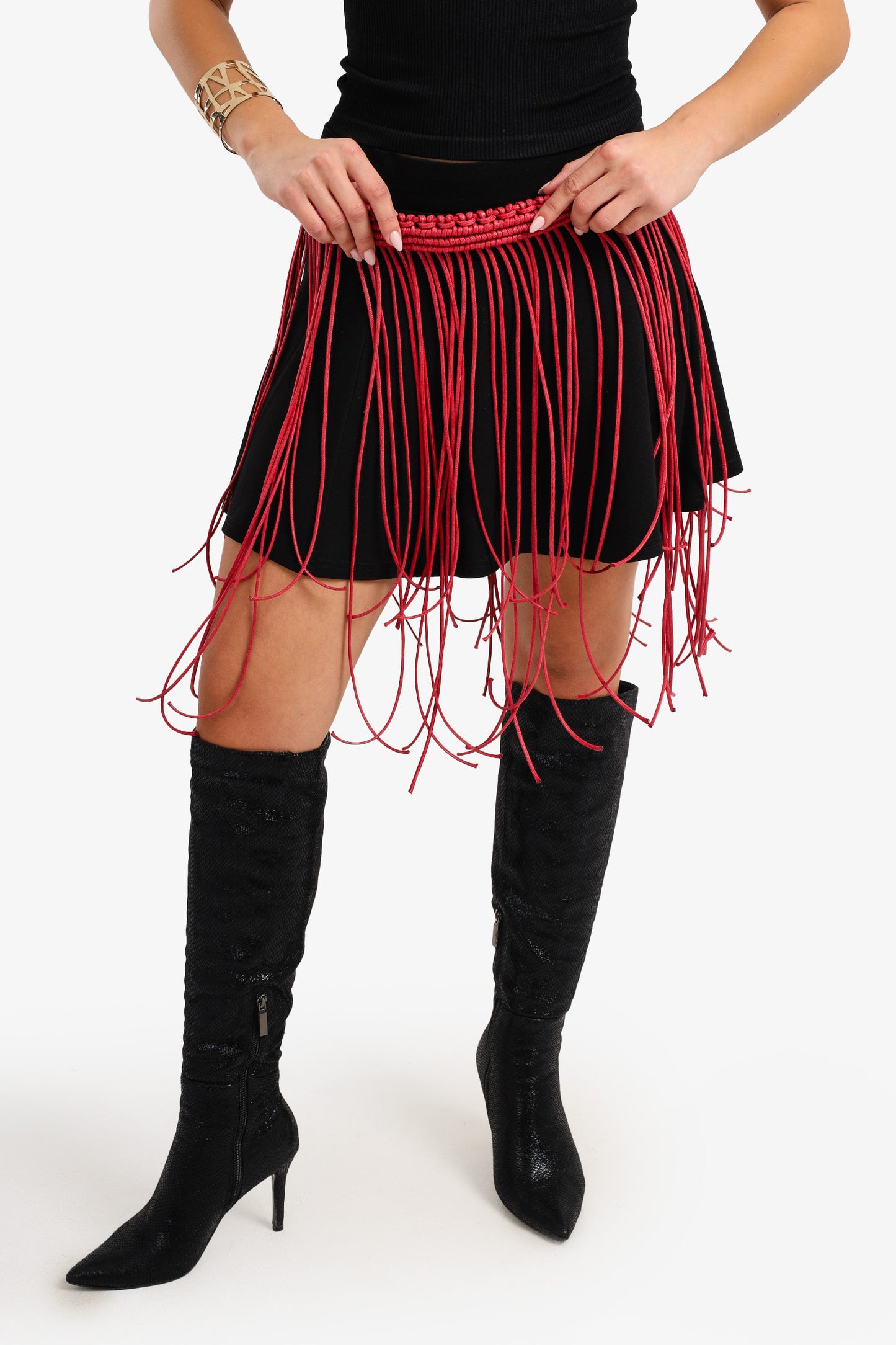 Waist Braided Fringe Belt