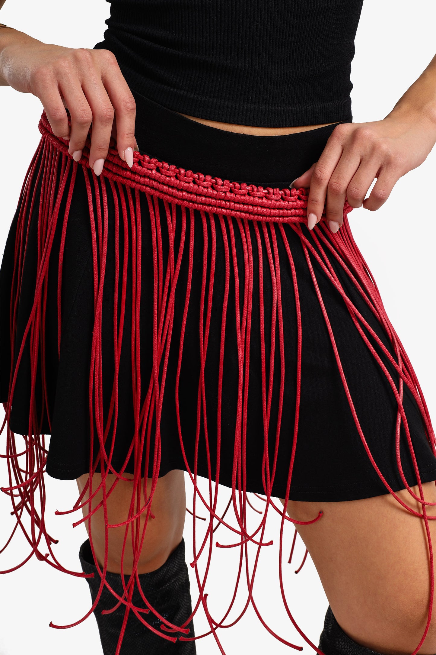 Waist Braided Fringe Belt