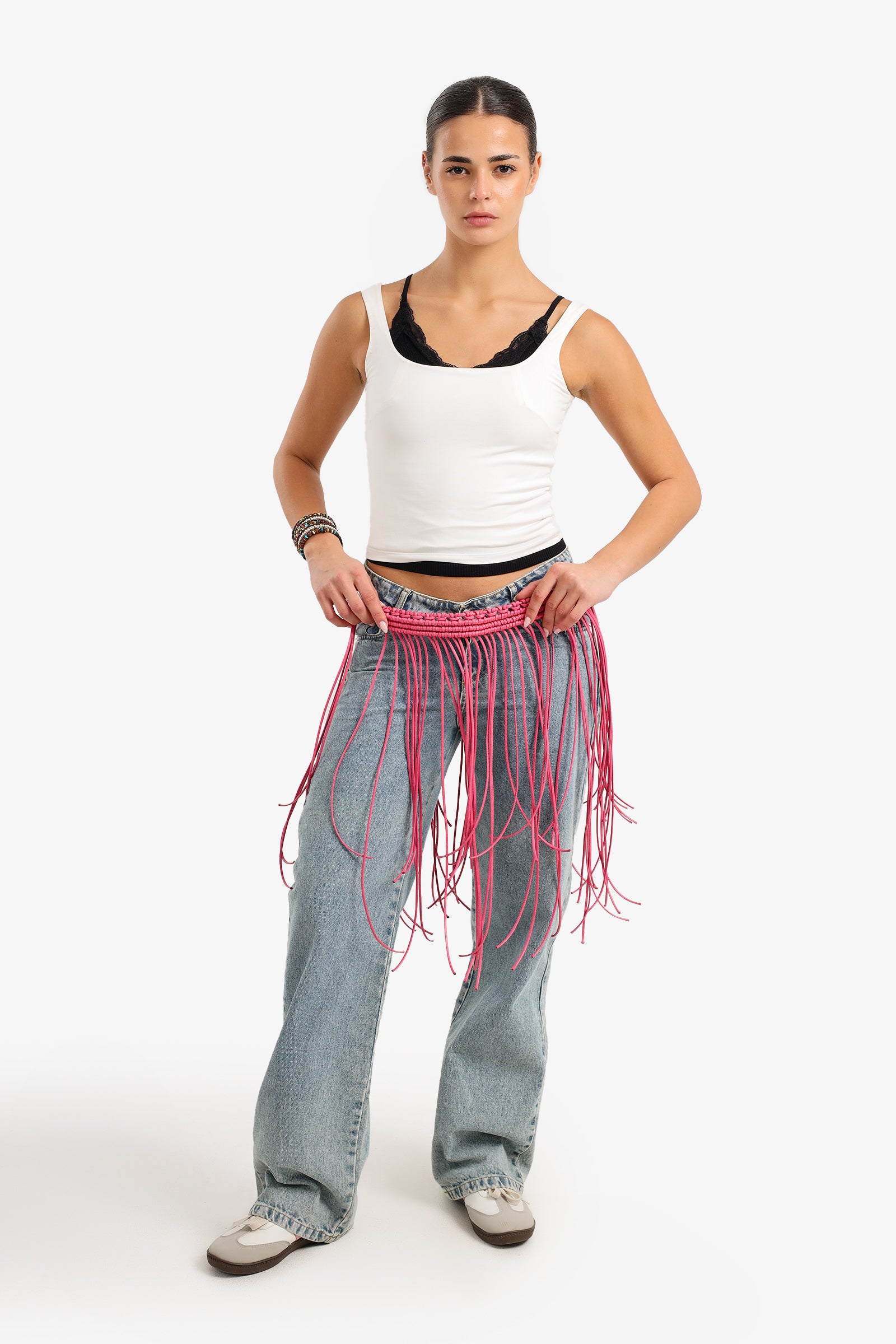 Waist Braided Fringe Belt