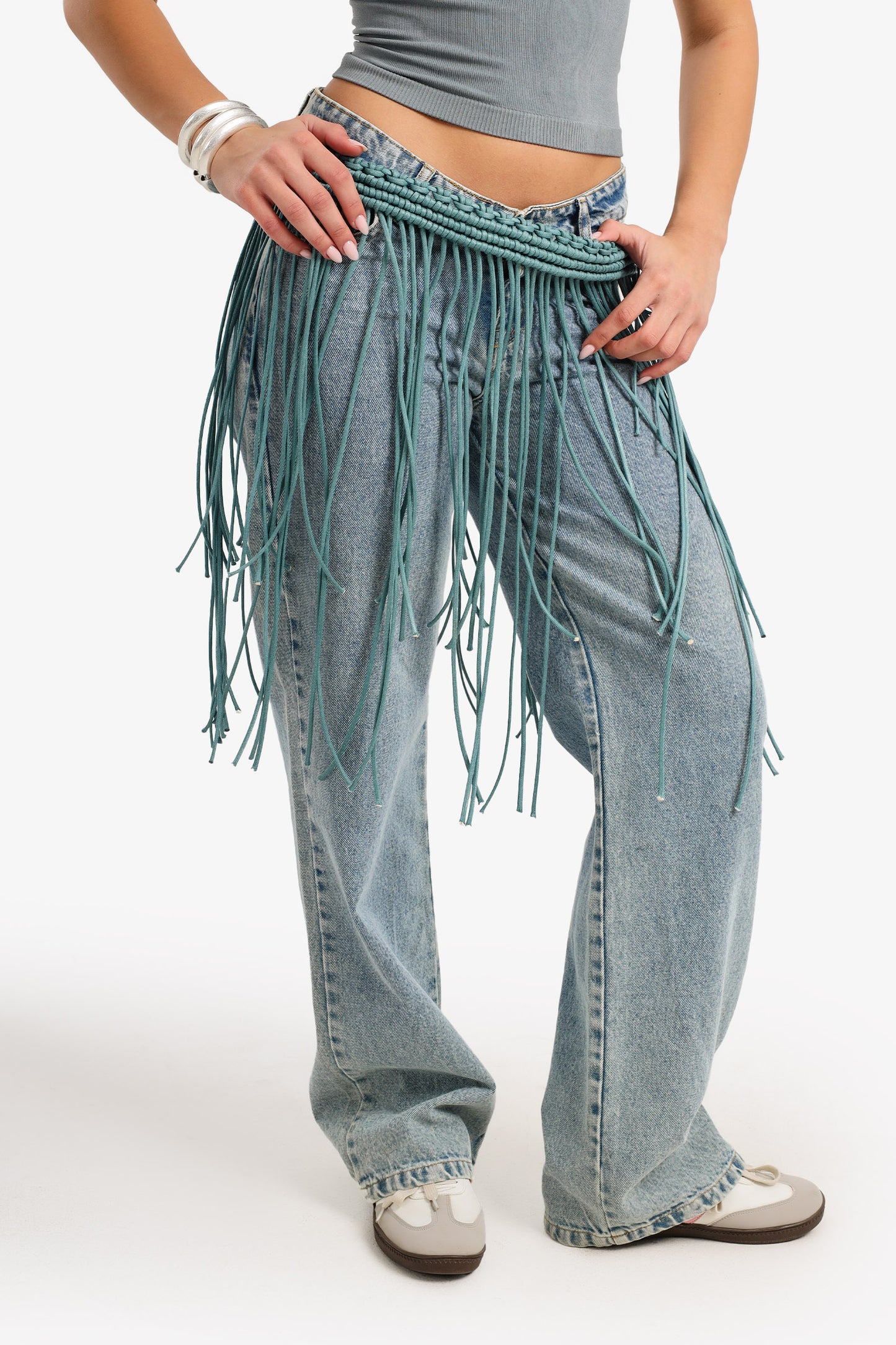 Waist Braided Fringe Belt