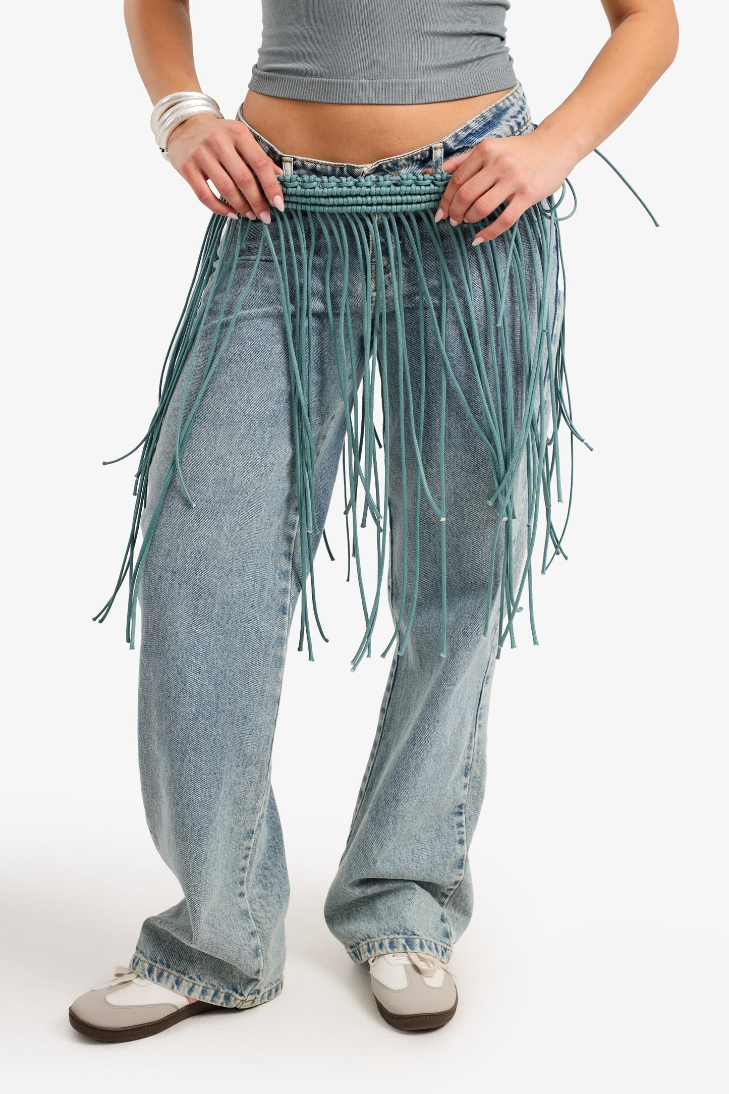 Waist Braided Fringe Belt