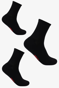 Ribbed Long Socks -3 Pairs