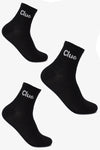 Ribbed Cuff Socks - 3 pairs
