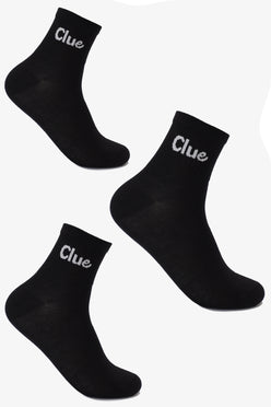 Ribbed Cuff Socks - 3 pairs
