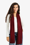 Classic Ribbed Knitted Scarf