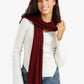 Classic Ribbed Knitted Scarf
