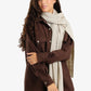 Classic Ribbed Knitted Scarf