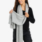 Soft Ribbed Knitted Scarf