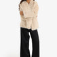 Shawl Neck Fur Jacket