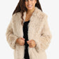 Shawl Neck Fur Jacket