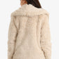 Shawl Neck Fur Jacket