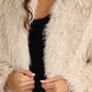 Shawl Neck Fur Jacket