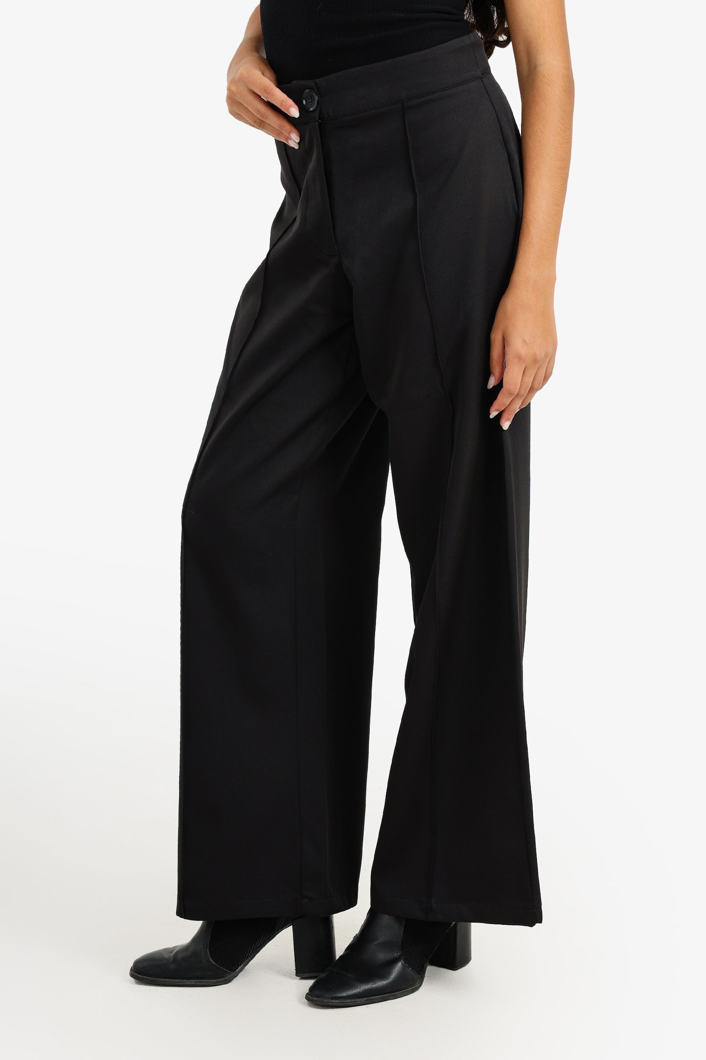 High-Waist Wide-Leg Pants