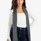 Classic Ribbed Knitted Scarf