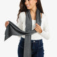 Classic Ribbed Knitted Scarf