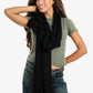 Classic Ribbed Knitted Scarf