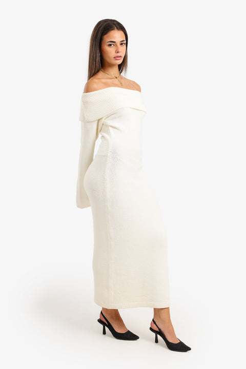 Off Shoulder Maxi Dress