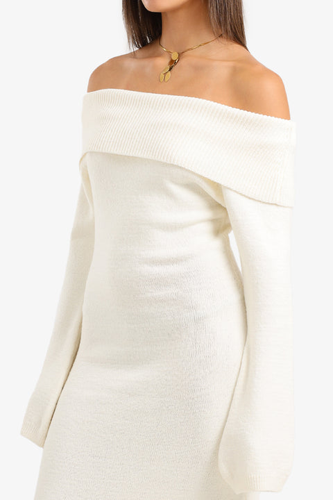 Off Shoulder Maxi Dress