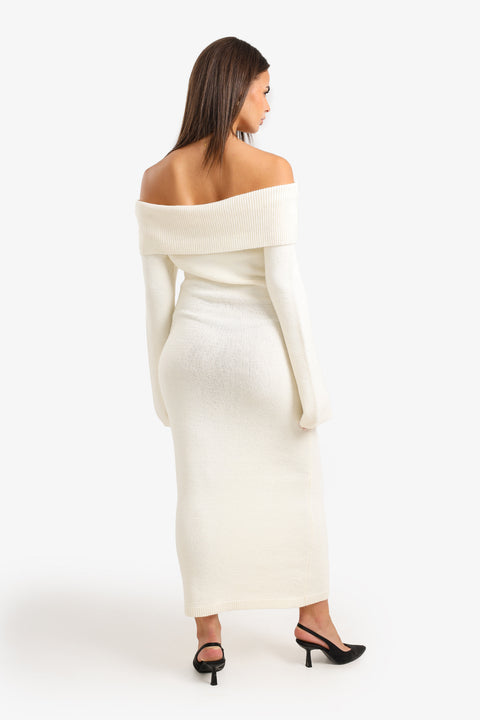 Off Shoulder Maxi Dress